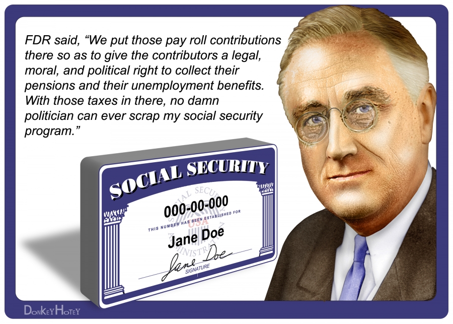 FDR on his social security program