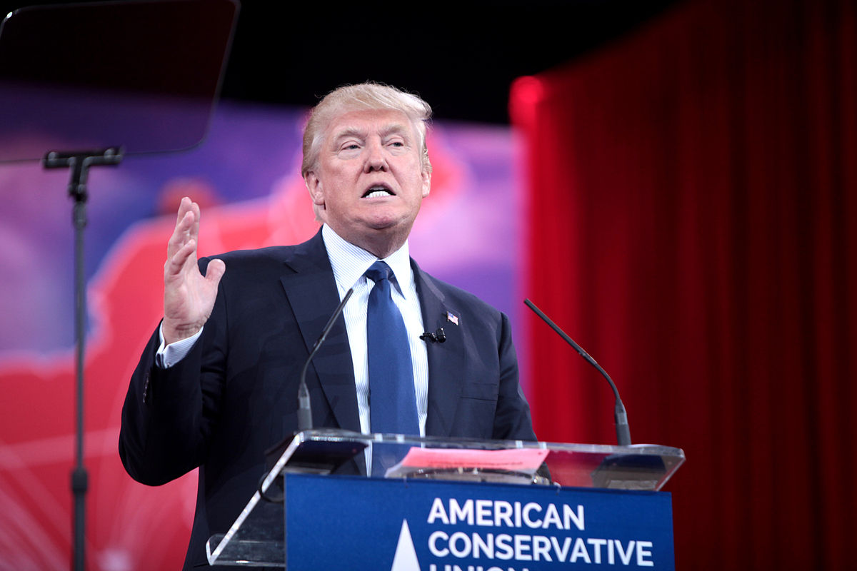Trump speaking at 2015 Conservative Political Action Conference (CPAC)