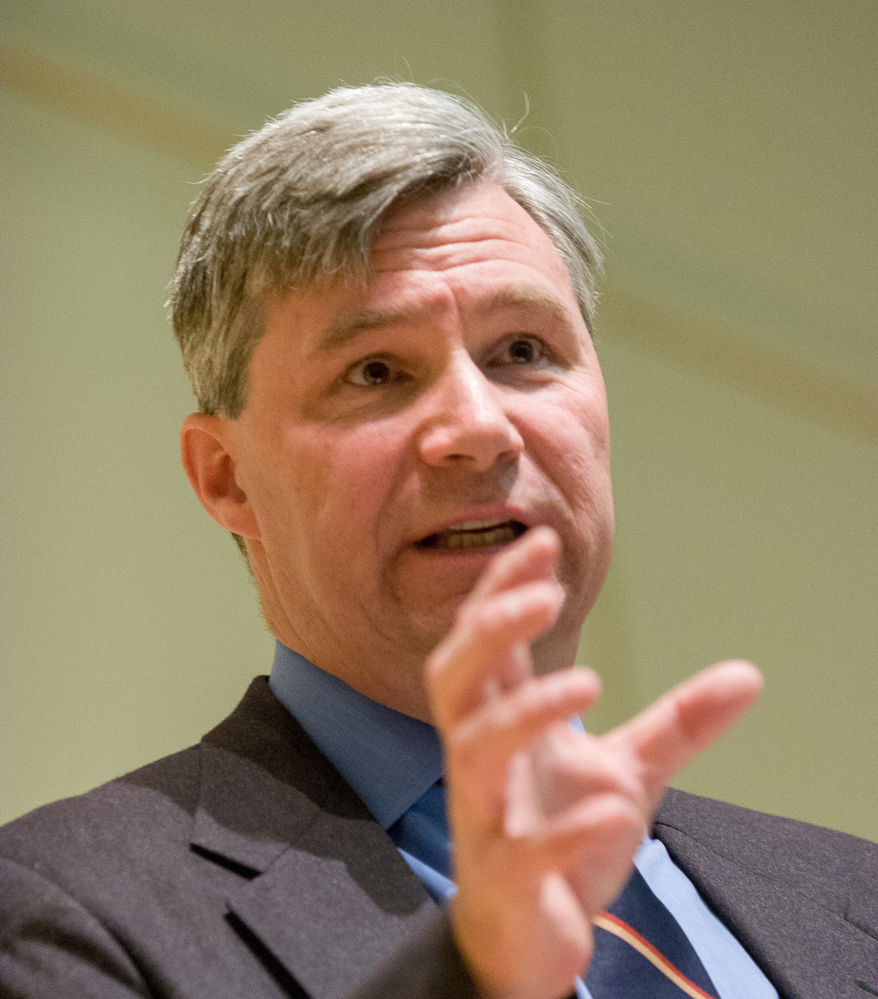 Sen Sheldon Whitehouse (D-RI) makes a point. 2008.