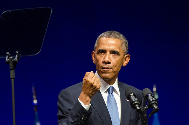 Barack Obama in Nordea Concert Hall, Estonia, September 3, 2014