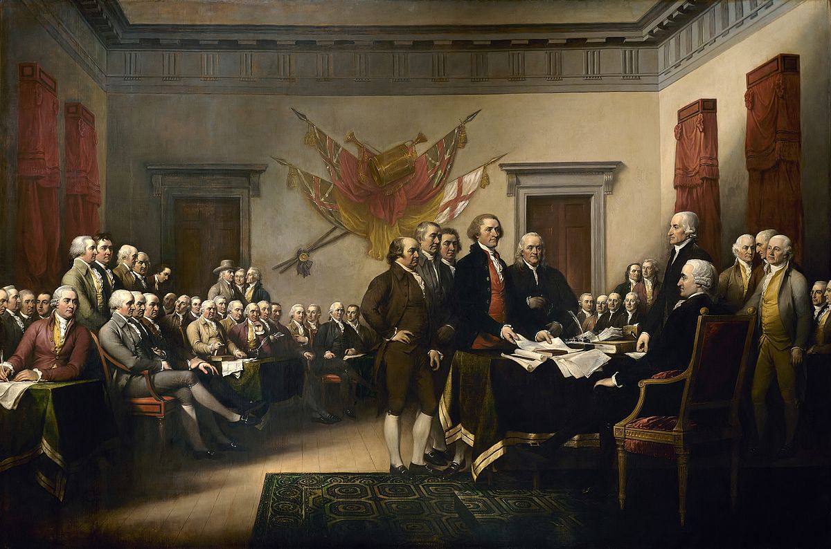 Presentation of the draft Declaration of Independence to the Second Continental Congress