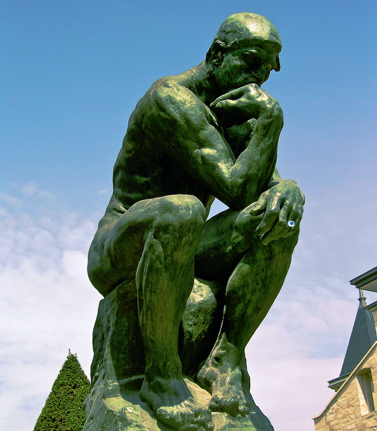 The Thinker by Auguste Rodin