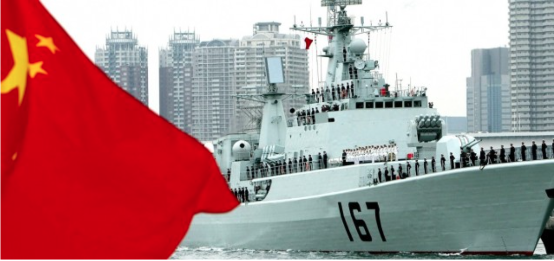 Naval vessel of the the People's Liberation Army Navy.