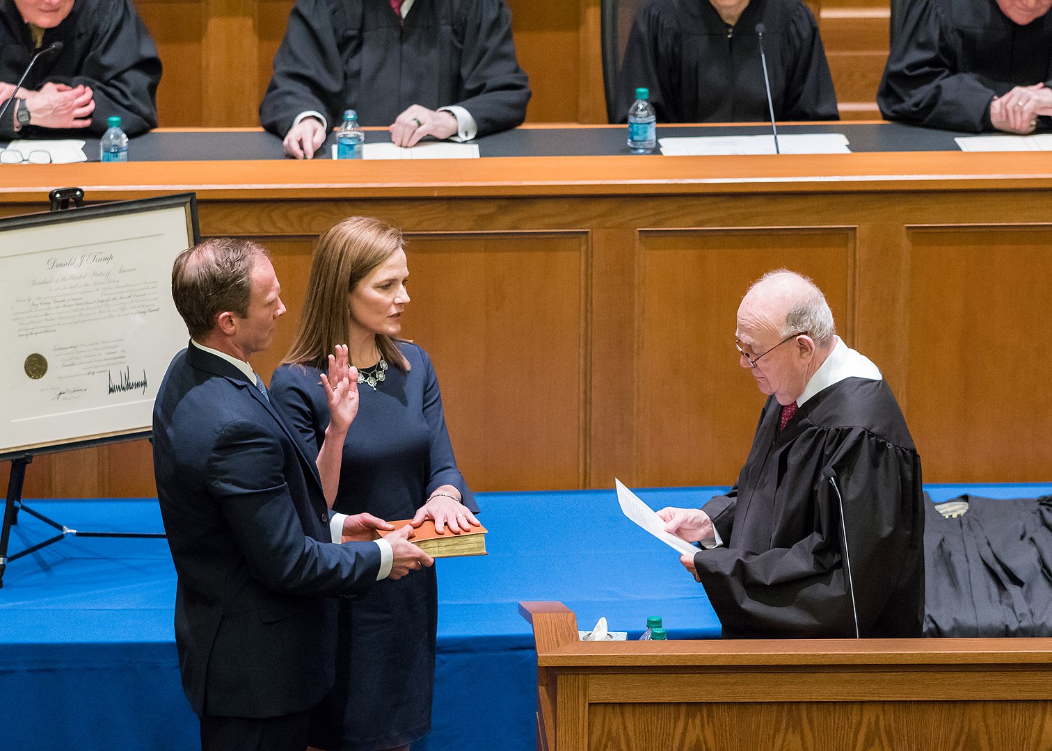 Investiture of Amy Coney Barrett to Seventh Circuit Court of Appeals.