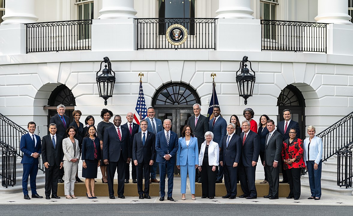 The Biden cabinet in July 2022