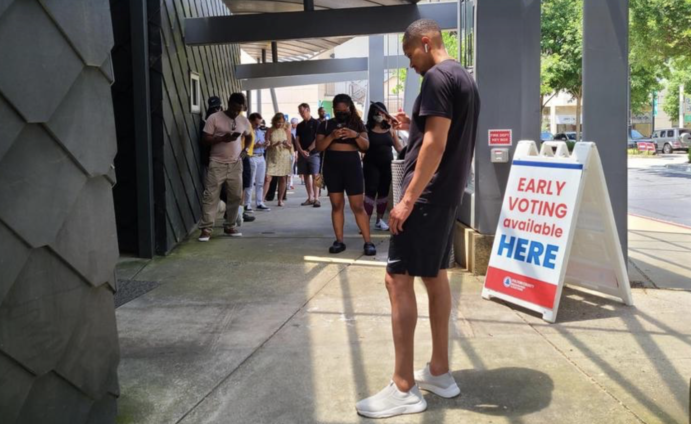 Early voting on May 20, 2022 in Atlanta