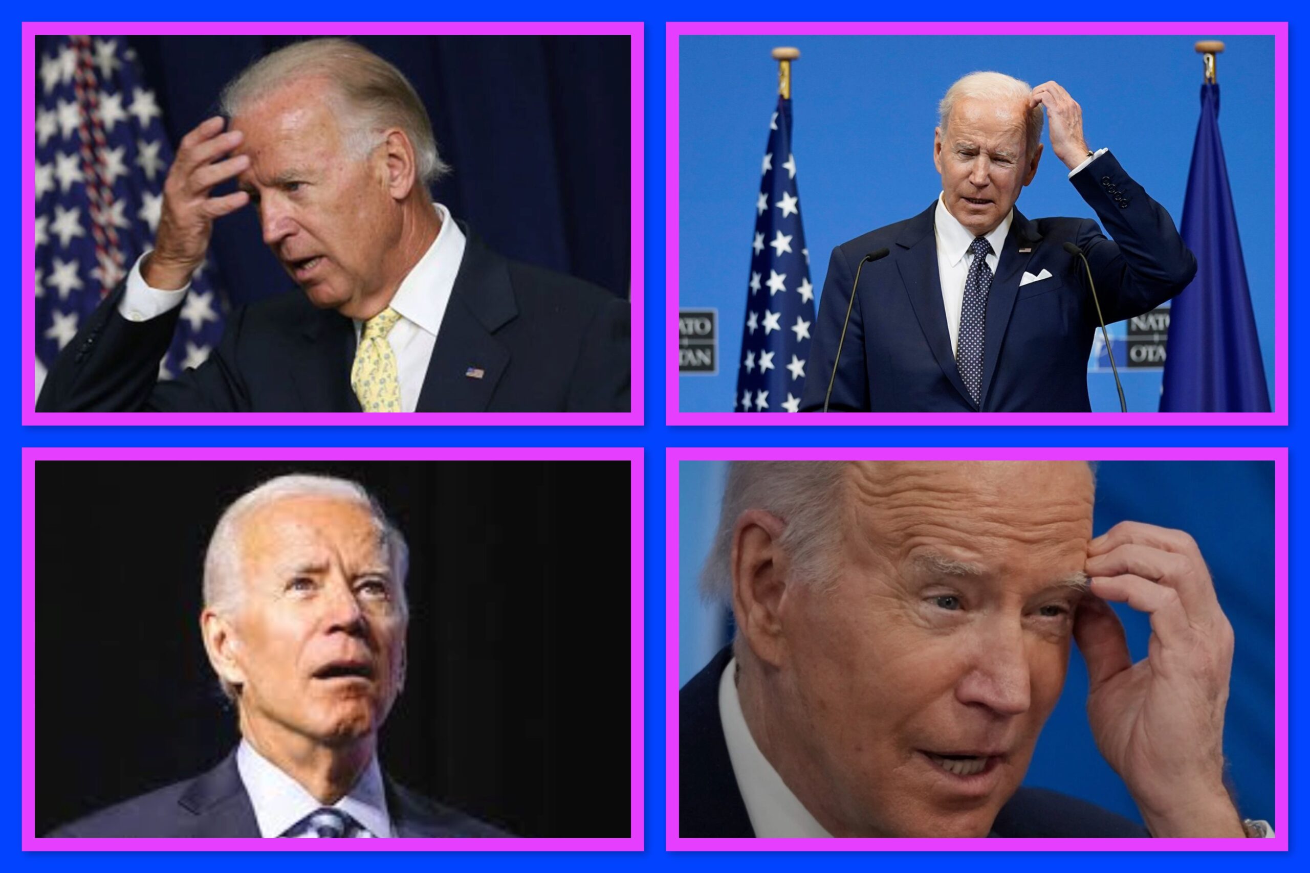 A confused President Biden
